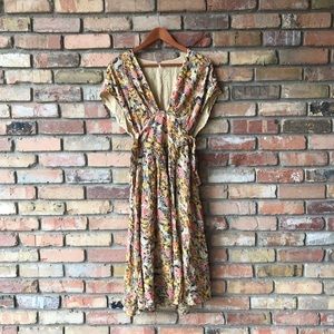 Free People Floral Midi Dress